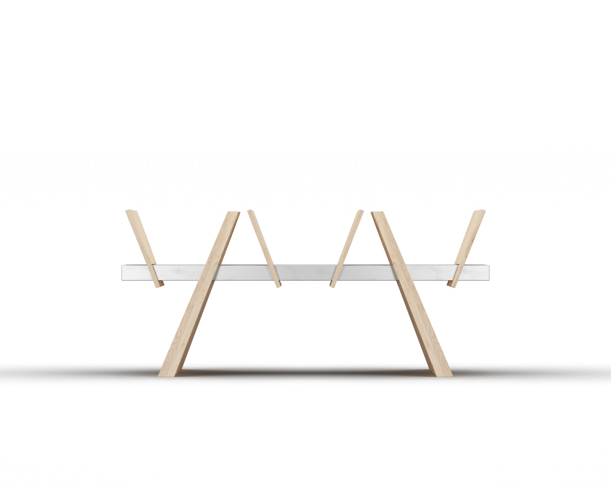 The /RACK/ Handmade wooden vinyl record cabinet with turntable