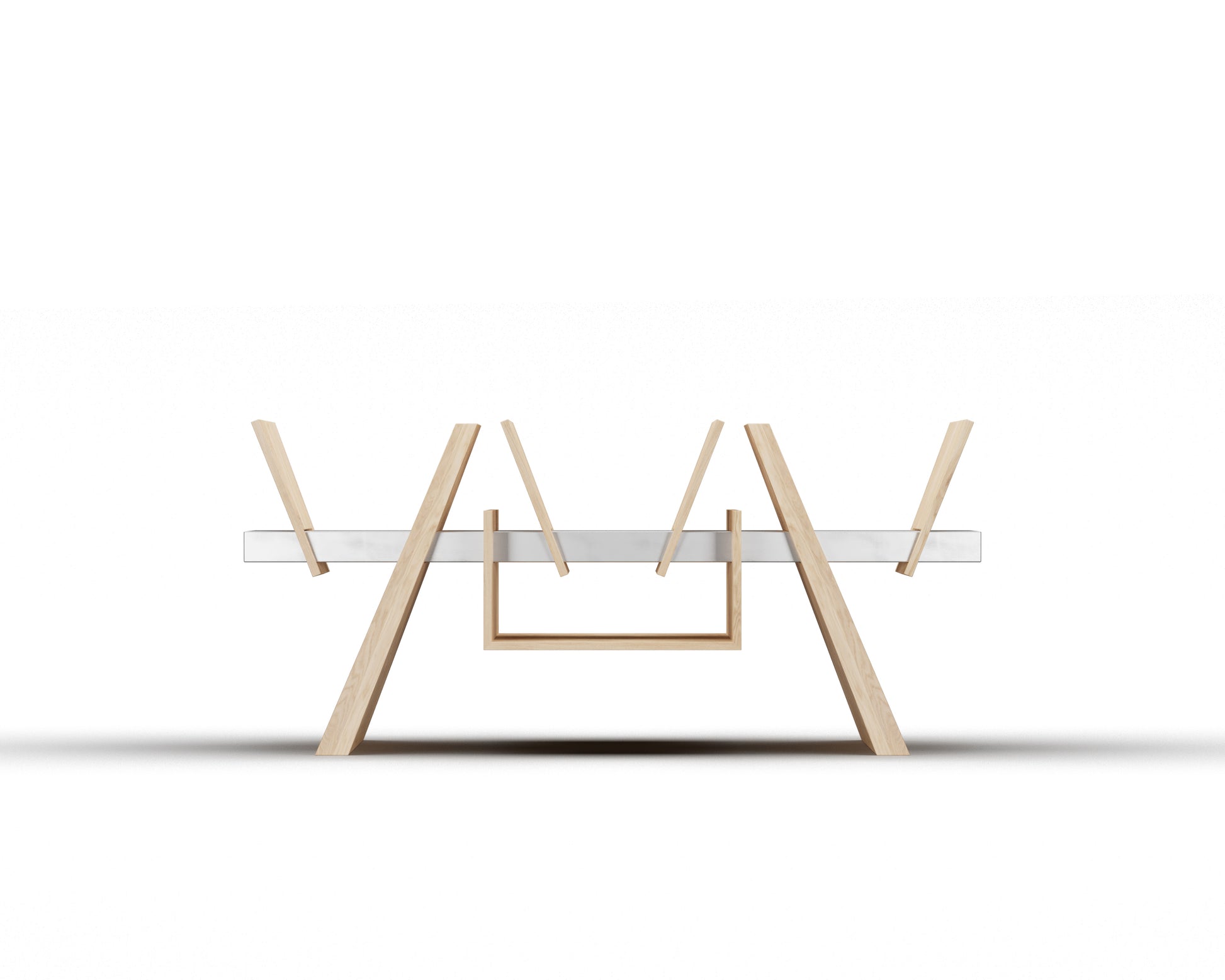 The /RACK/ Handmade wooden vinyl record cabinet with turntable