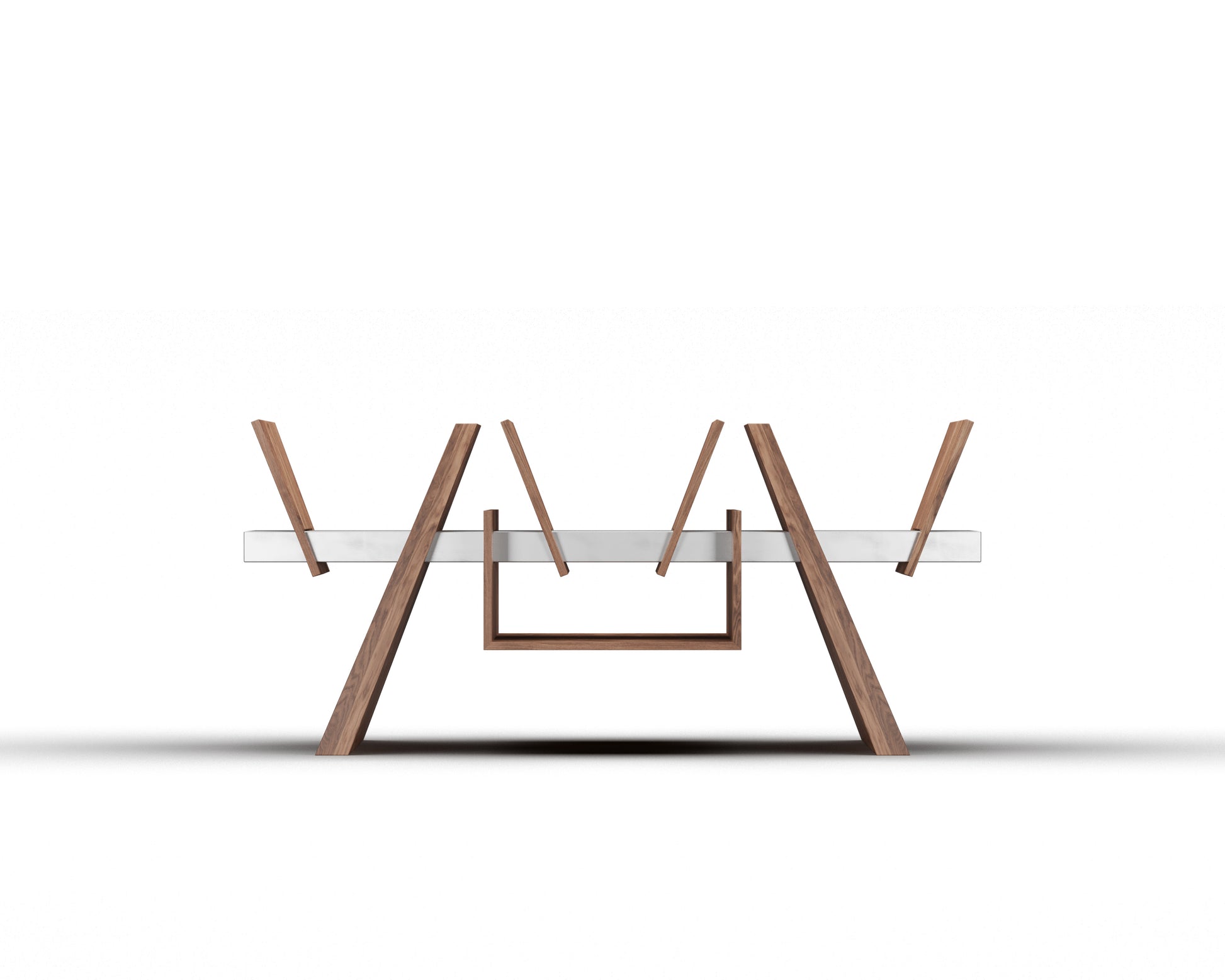 The /RACK/ Handmade wooden vinyl record cabinet with turntable