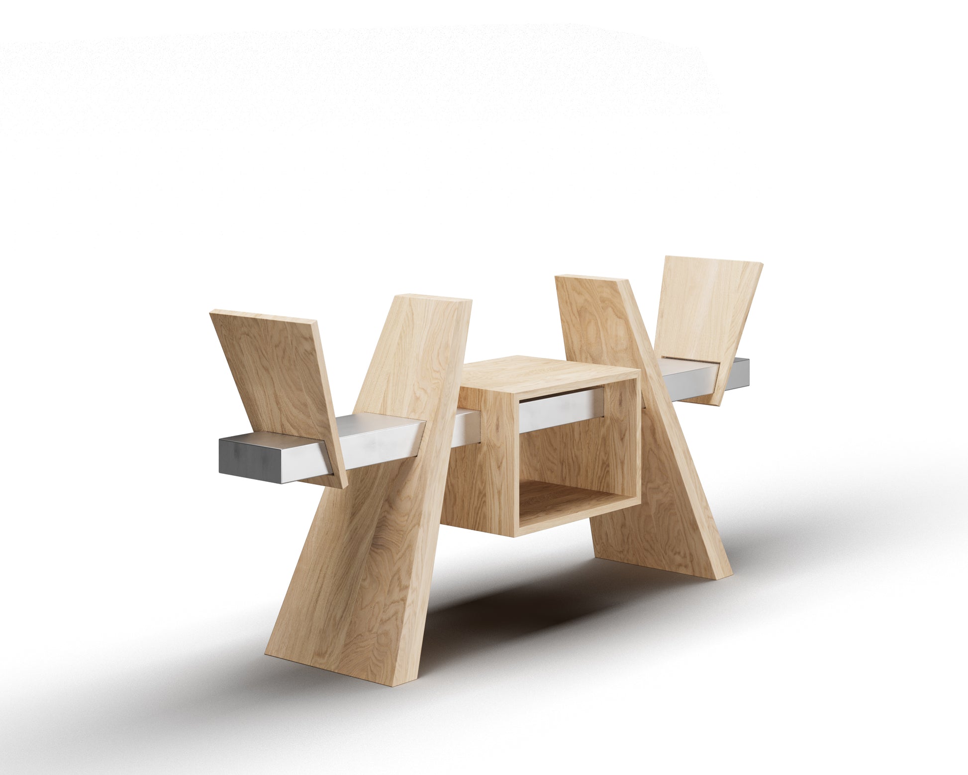 The /RACK/ Handmade wooden vinyl record cabinet with turntable