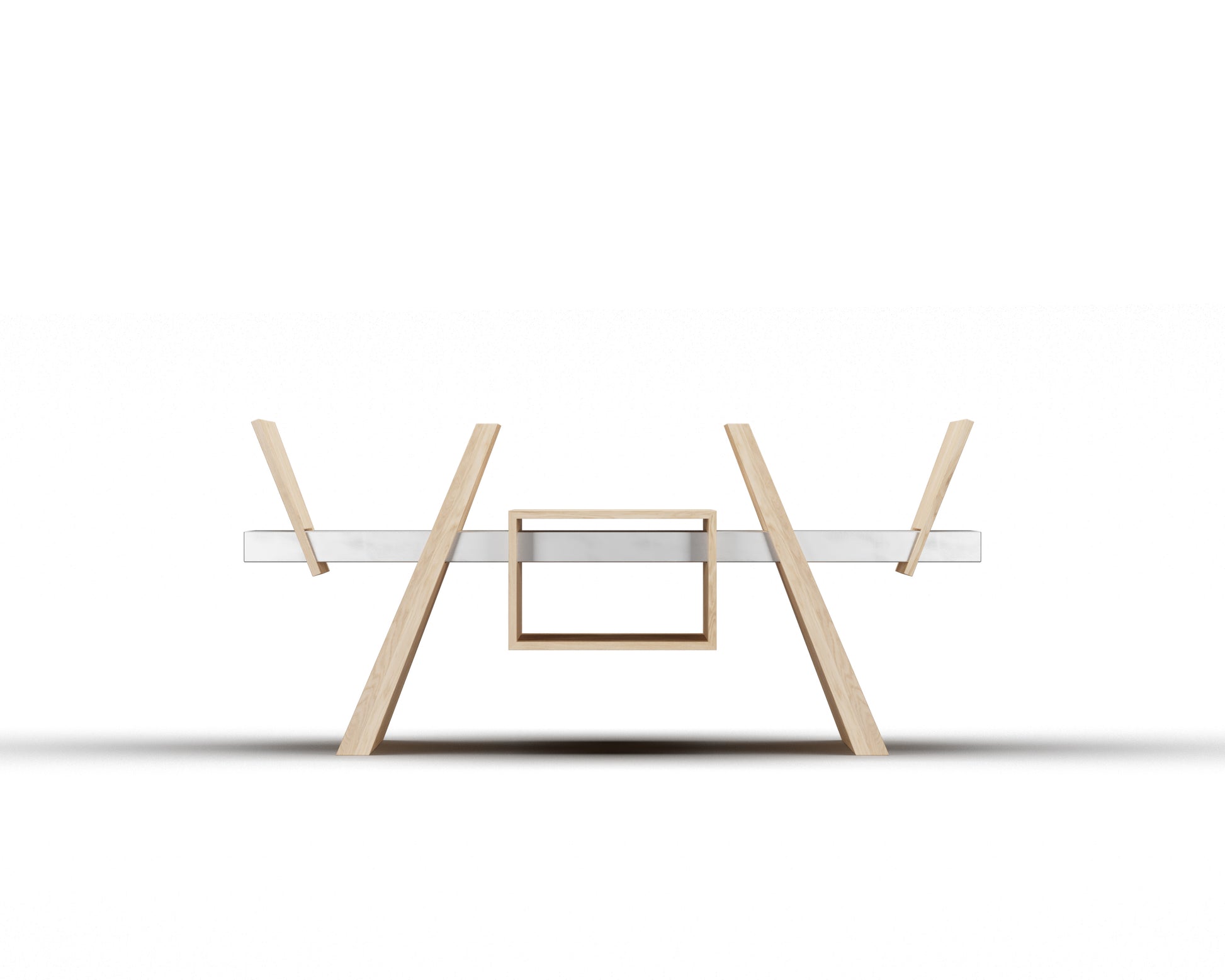 The /RACK/ Handmade wooden vinyl record cabinet with turntable