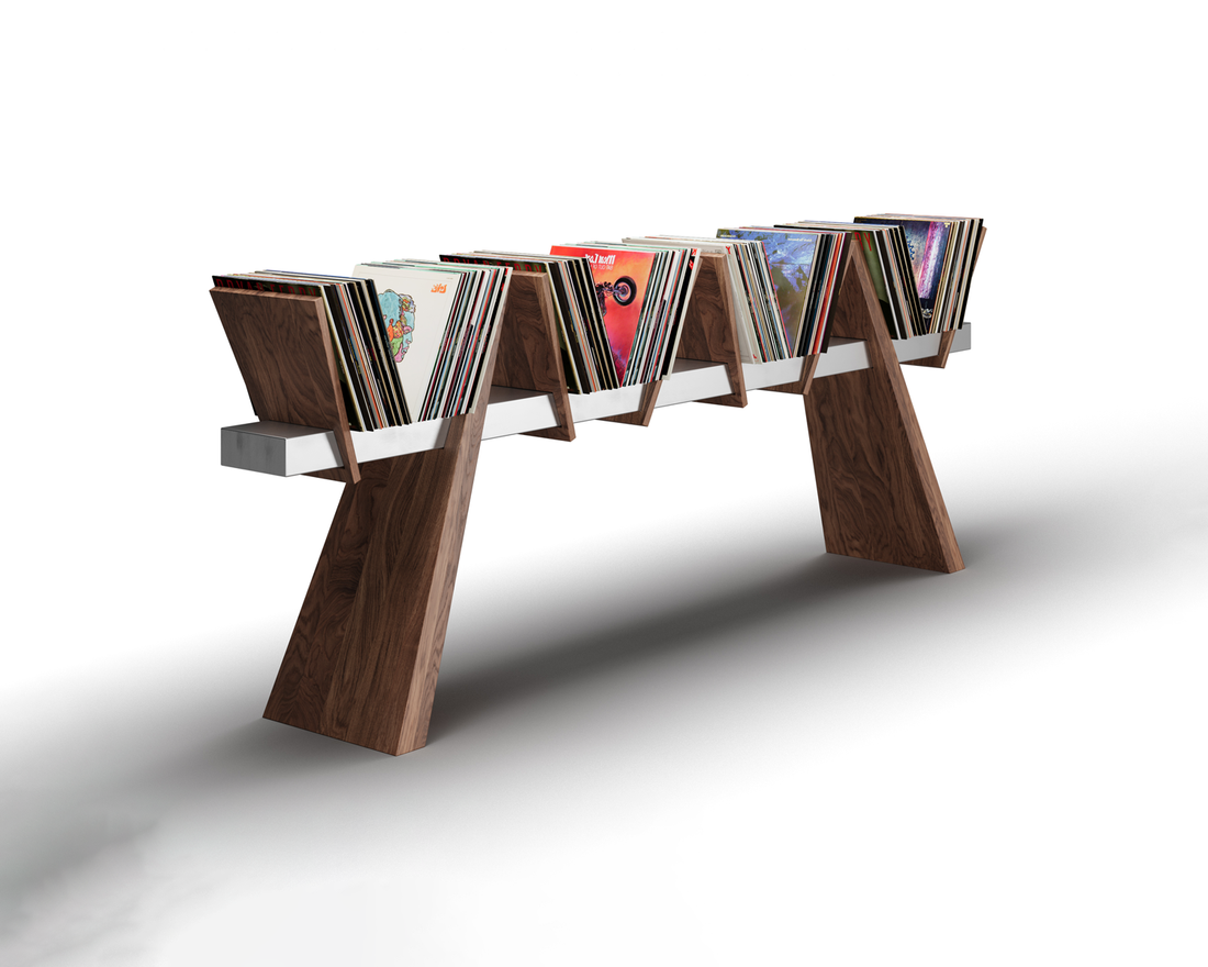 Vinyl LP Record Storage Display A premium, modular vinyl rack designed for collectors and audiophiles.